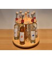 Tischbar für 6 Flaschen incl. 6 Destillatgläsern (ohne Flaschen)